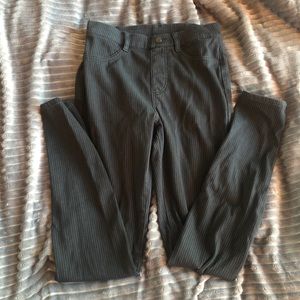 Japanese Uniqlo Black Striped Jeans